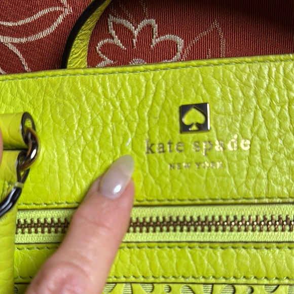 Kate Spade Green Satchel with Textured Design - Picture 9 of 16